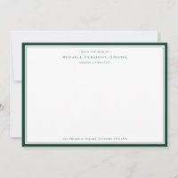 Professional Business Monogram From Desk of