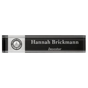 Professional Business Nameplate