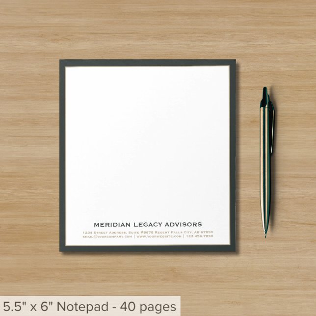 Professional Business Notepad (Creator Uploaded)