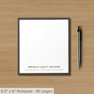 Professional Business Notepad