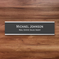 Professional Business Office Name Title Modern