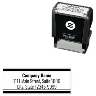 Professional Business Return Address Self-inking Stamp