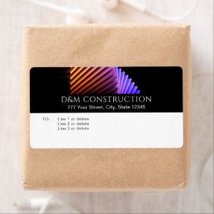 Professional Business, Smart Design Shipping Label