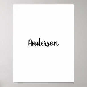 Professional Business Standard Semi-Gloss 8.5"x11" Poster