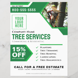 Professional Business Tree Services Flyer