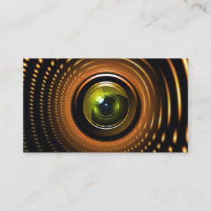 Professional Camera Lens Viewfinder Photography Business Card