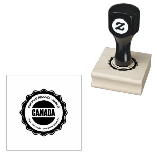 Professional Canada Seafarer Ink Seal Durable Grip Rubber Stamp