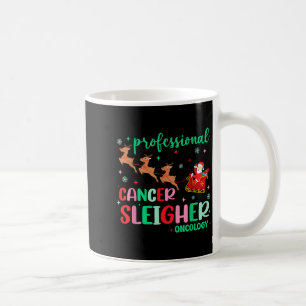 Professional Cancer Sleigher Oncology Nurse Christ Coffee Mug