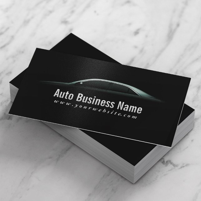 Professional Car Repair Auto Detailing Business Card (Creator Uploaded)