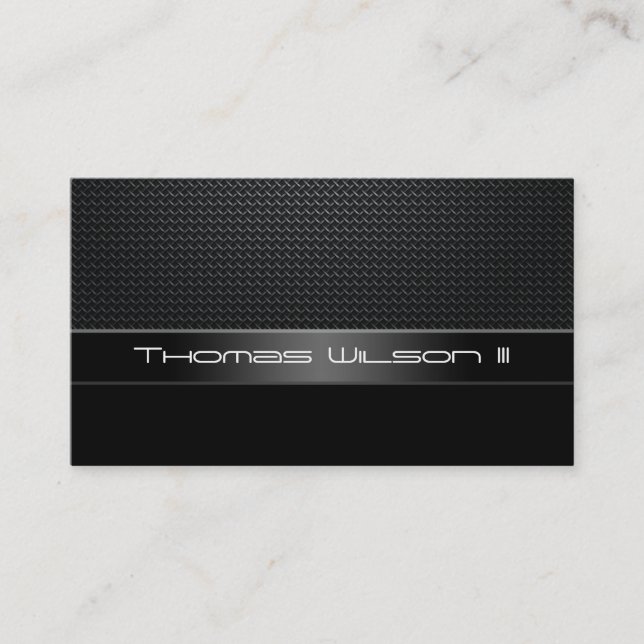 Professional Carbon Fibre Car Business Cards (Front)