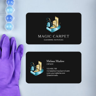 Professional Carpet Cleaning and Floor Cleaning Business Card