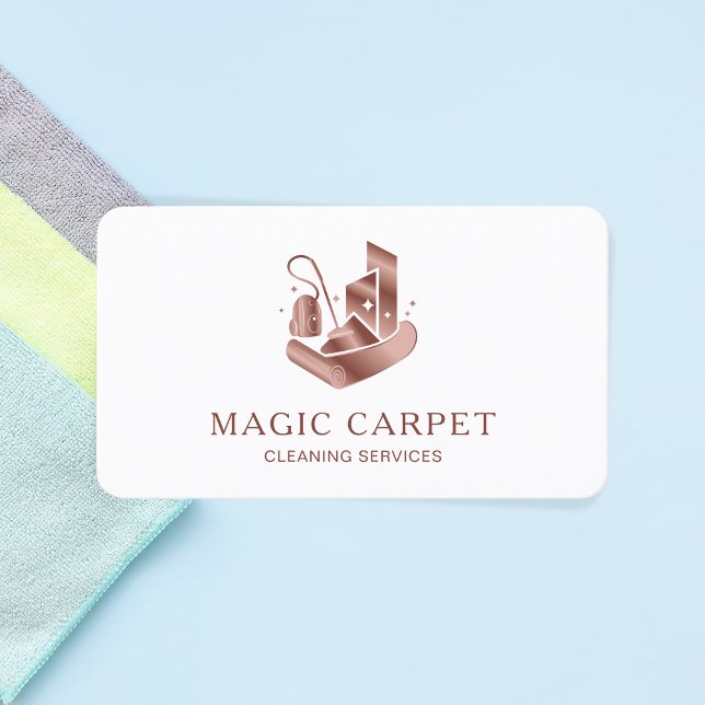 Professional Carpet Cleaning, Floor Cleaning, Rug  Business Card (Creator Uploaded)