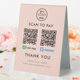 Professional Cash App Venmo QR Code Scan to Pay