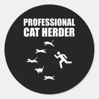 Professional Cat Herder Funny Herding Cats
