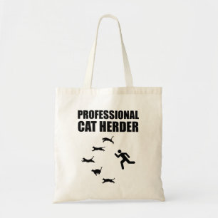Professional Cat Herder Funny Herding Cats Tote Bag