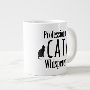 Professional Cat Whisperer Large Coffee Mug