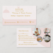 Professional Catering Business Card