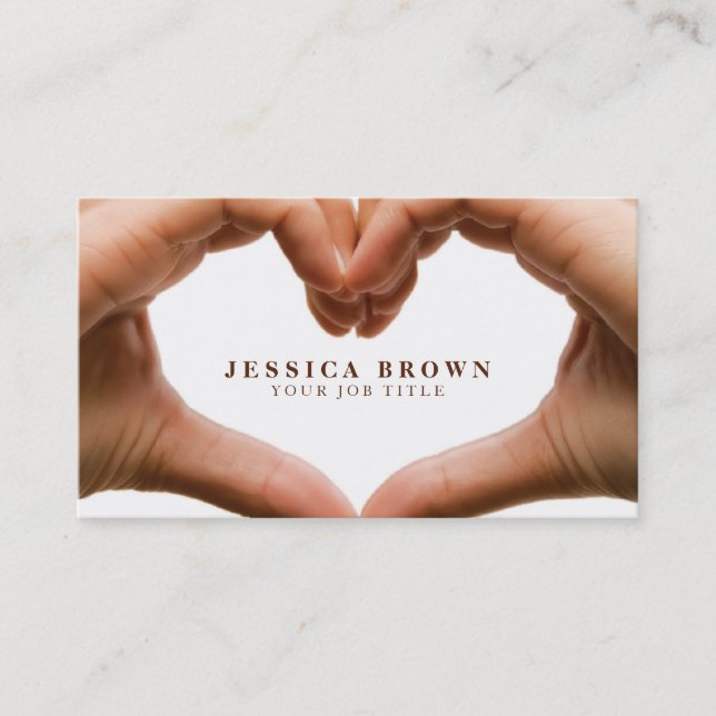 Professional Charity Business Cards Template (Front)
