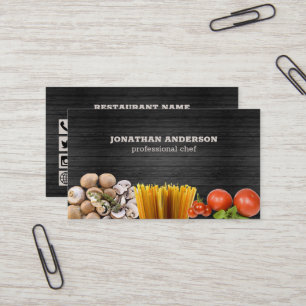 Professional Chef  Business Card
