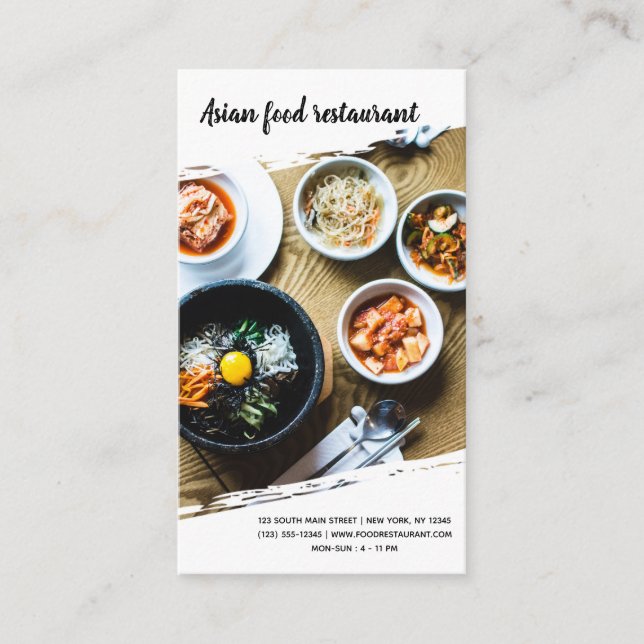 Professional Chef Business Card (Front)