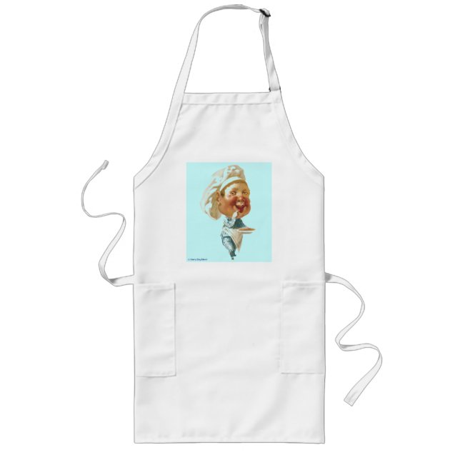 Professional Chef's Apron - Long - Whimsical - Fun (Front)