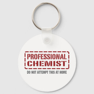 Professional Chemist Key Ring