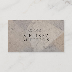 Professional Chic Marble Business Card