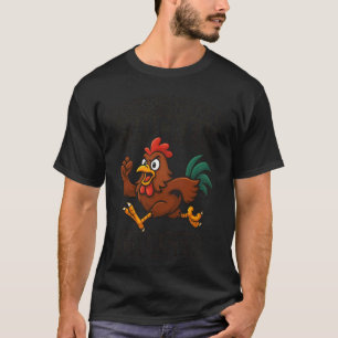 Professional Chicken Chaser Funny Farm Farmer Kids T-Shirt