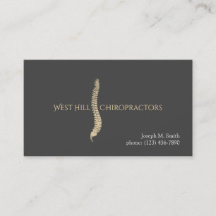 Professional Chiropractor Health Business Card