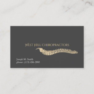 Professional Chiropractor Health Business Card