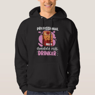 Professional Chocolate Milk Drinker Milk Box Hoodie
