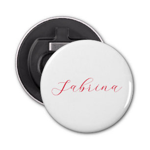 Professional classical handwriting name custom bottle opener