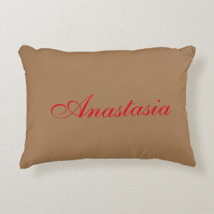 Professional classical handwriting name custom decorative cushion