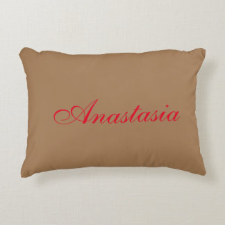 Professional classical handwriting name custom decorative cushion