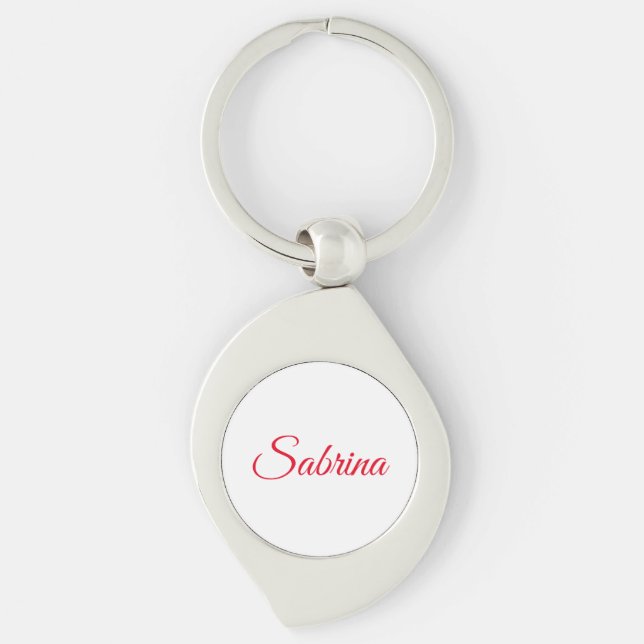 Professional classical handwriting name custom key ring (Front)