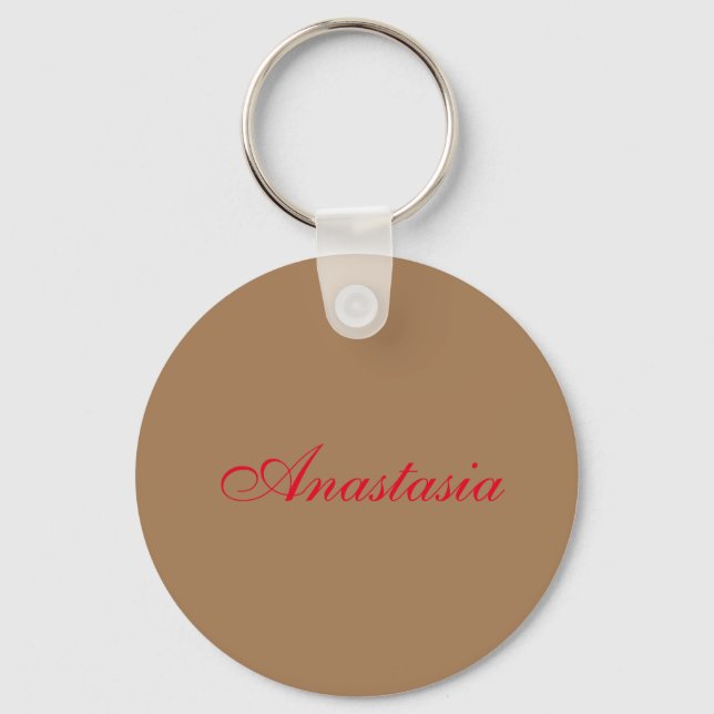Professional classical handwriting name custom key ring (Front)