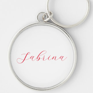 Professional classical handwriting name custom key ring
