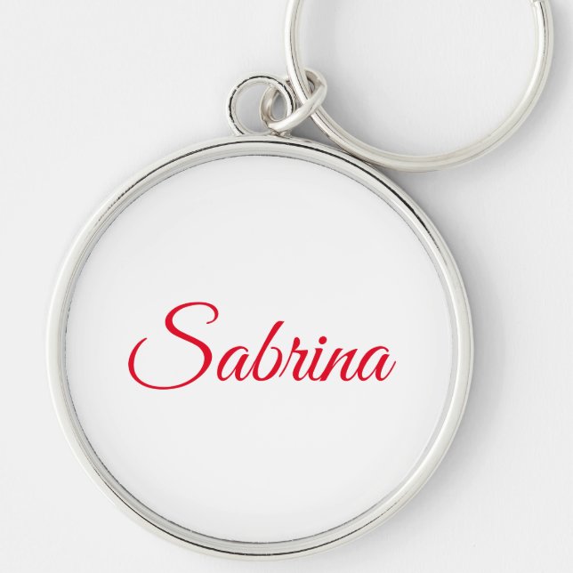 Professional classical handwriting name custom key ring (Front)