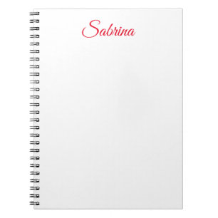 Professional classical handwriting name custom notebook