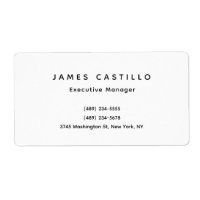 Professional Classical Monogram Minimalist Plain