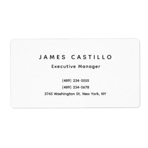 Professional Classical Monogram Minimalist Plain