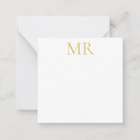 Professional Classical Monogram Minimalist Plain
