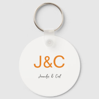 Professional Classical Monogram Minimalist Plain Key Ring