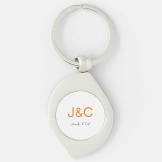 Professional Classical Monogram Minimalist Plain Key Ring