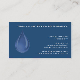 Professional Cleaning Business Cards