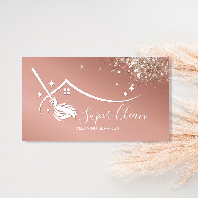 Professional Cleaning House Services Business Card (Creator Uploaded)