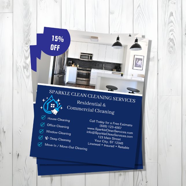 Professional Cleaning Service | Custom Business  Flyer (Creator Uploaded)