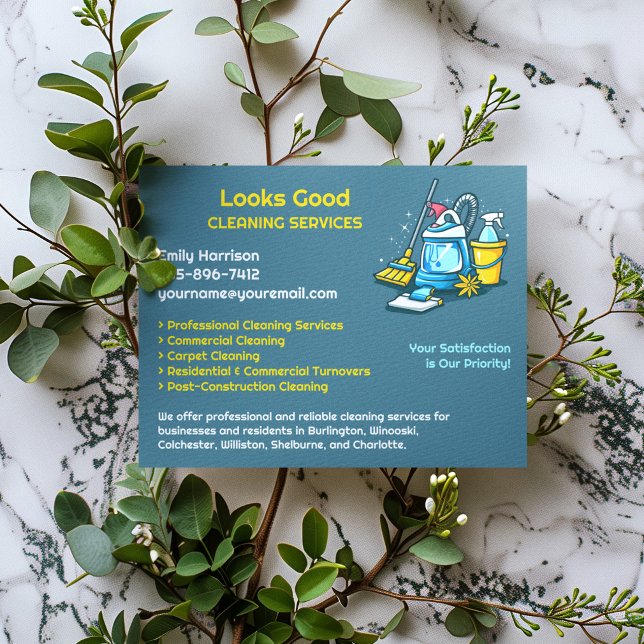 Professional Cleaning Services Flyer Template (Creator Uploaded)