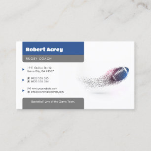 Professional Coach   American Football Sport Business Card