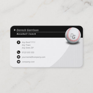 Professional Coach   Baseball Master Sport Business Card